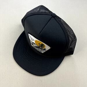 Vintage Boy Scouts Of America Hat Cap Snapback Trucker Black Troop 137 Pacifica